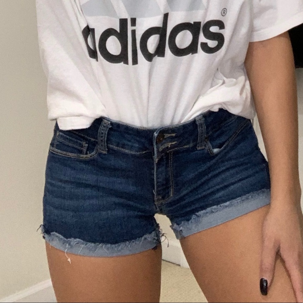 denim shorts